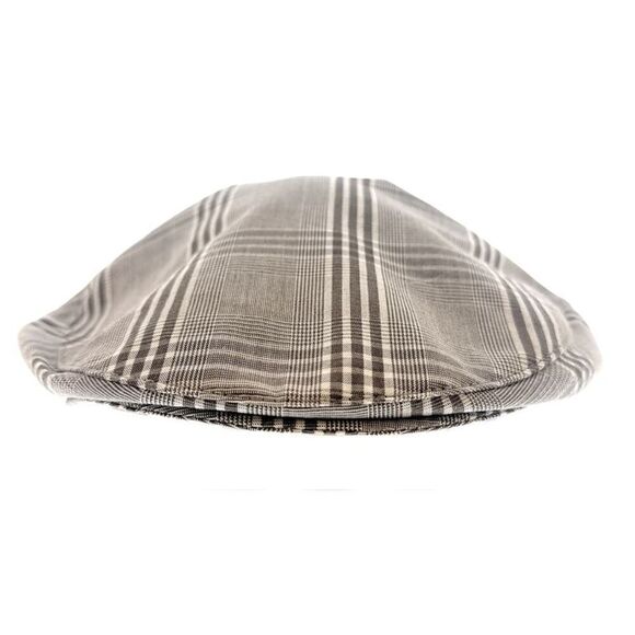 Dolce & Gabbana  Light Grey Plaid Flat Cap - Picture 3 of 4